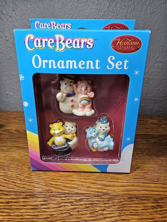 Care Bears Other - Care Bears Heirloom Collection 3-piece Christmas tree ornament set